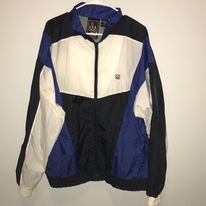 VINTAGE COLOR BLOCK OLYMPIC JACKET WINDBREAKER